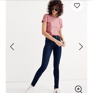 Madewell Skinny Jeans Larkspur Wash